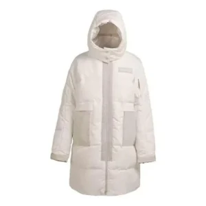 (WMNS) Converse Counter Climate Long Down Jacket Asia Sizing 'Beige' 10023725-A01