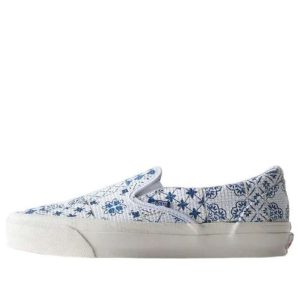 Vans Kith x OG Classic Slip-On LX 'Azulejo Tile' VN0A32QNWHT
