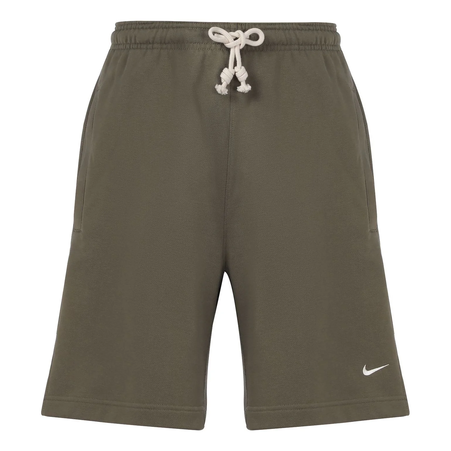 Nike SS22 Solid Color Drawstring Lacing Basketball Shorts Olive Green DQ5713-222