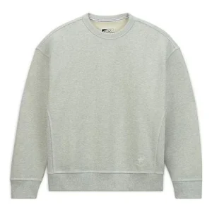 Converse Gold Standard Crew Sweatshirt Asia Sizing 'Light Grey' 10025916-A01