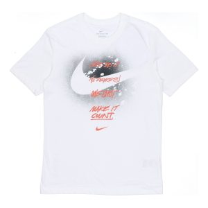 Nike M Nk Graphic Ss Tee Large Alphabet Printing Sports Short Sleeve White DJ5218-100
