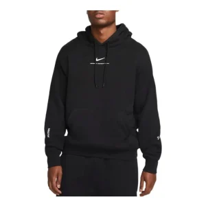 Men's Nike Solid Color Micro Mark Logo Printing Black DV3910-010