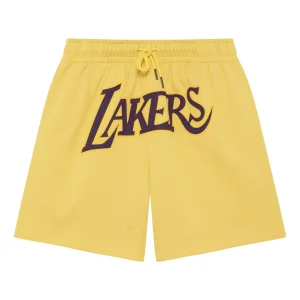 Mitchell & Ness x NBA Los Angeles Lakers Big Face Shorts 'Yellow' MNJYSSS23101-YELLOW