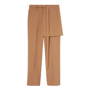 Men's Off-White FW22 Suit Casual Pants/Trousers Brown OMCA219S22FAB0016200