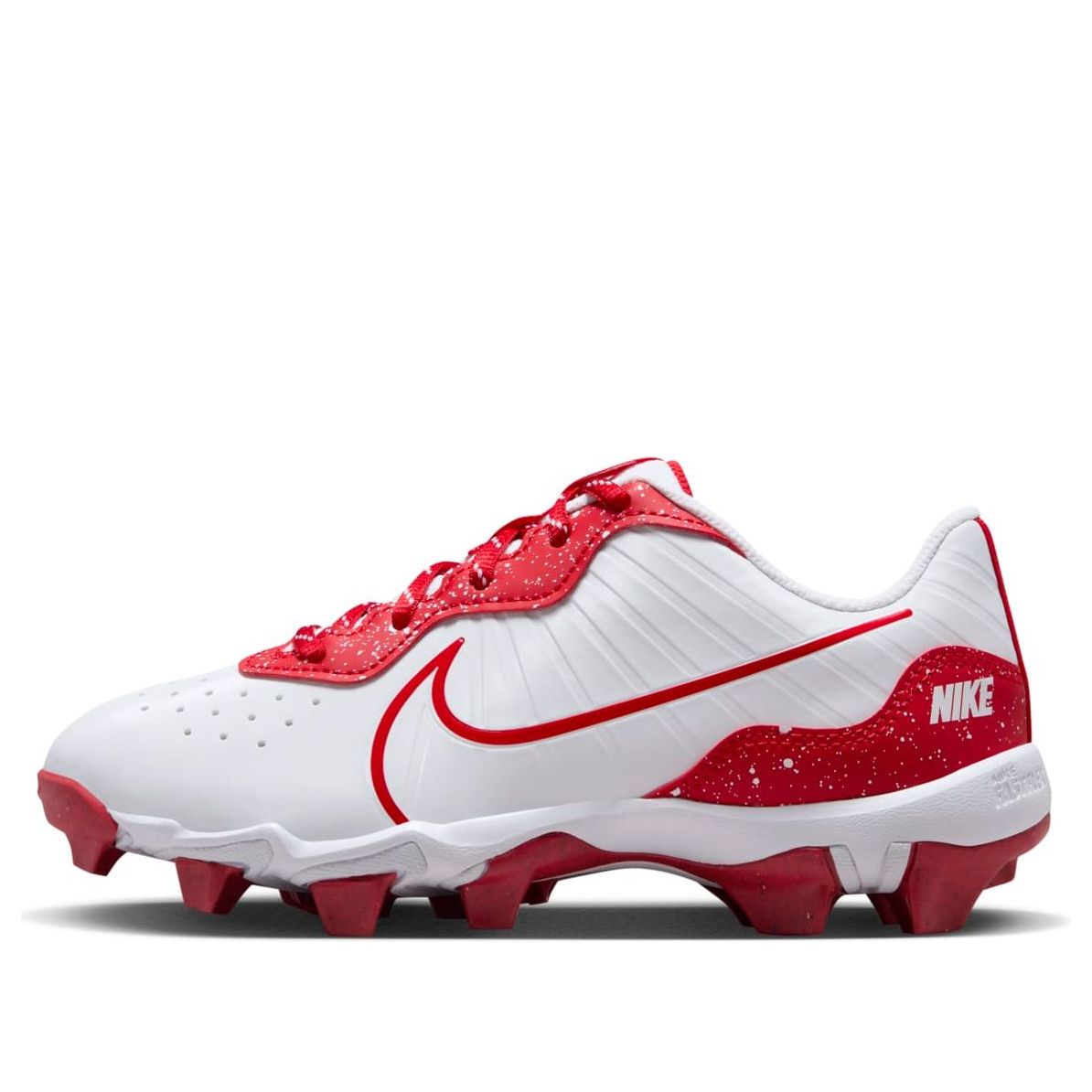(GS) Nike Alpha Huarache 4 Keystone 'White University Red Splatter' DJ6525-107
