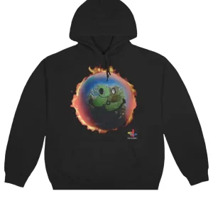 Travis Scott Cactus Jack x PlayStation World Hoodie 'Black' CJFN-HS46