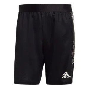 adidas Con21 Tr Sho Side Splicing Soccer/Football Training Running Sports Shorts Black GE5419