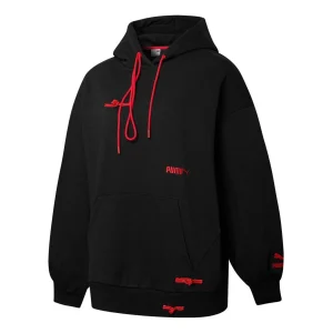 (WMNS) PUMA Logo CNY Sportswear Hoodie 'Black' 536179-01