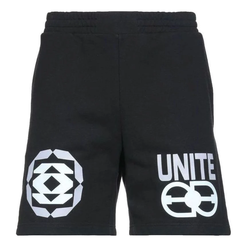 Alexander McQueen Unite Logo Shorts 'Black' 647263-RTT19-1000