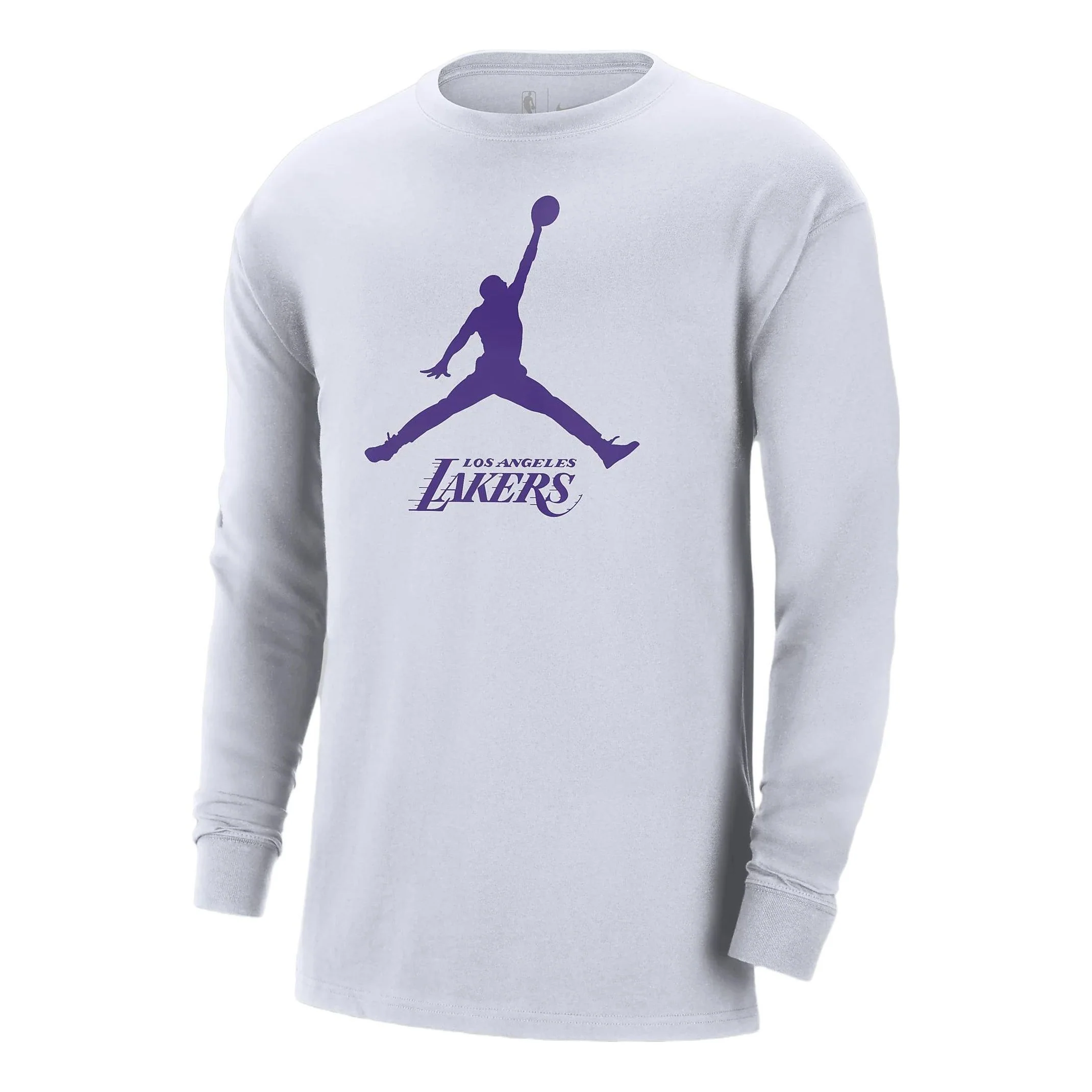 Air Jordan x NBA Los Angeles Lakers Essential Long-Sleeve T-Shirt 'White' FN1268-100