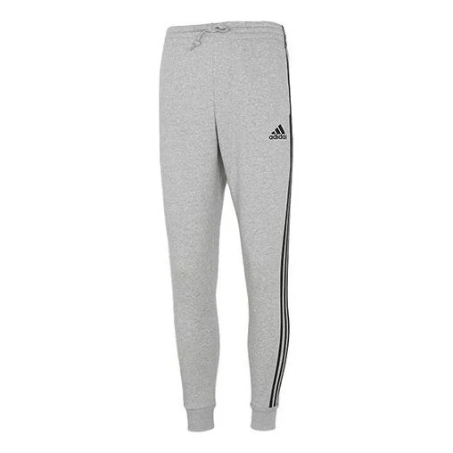 Men's adidas Side Casual Long Pants/Trousers Gray GM1091