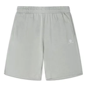 Converse Go-To Embroidered Star Chevron Standard-Fit Fleece Short Asia Sizing 'Grey' 10023875-A13