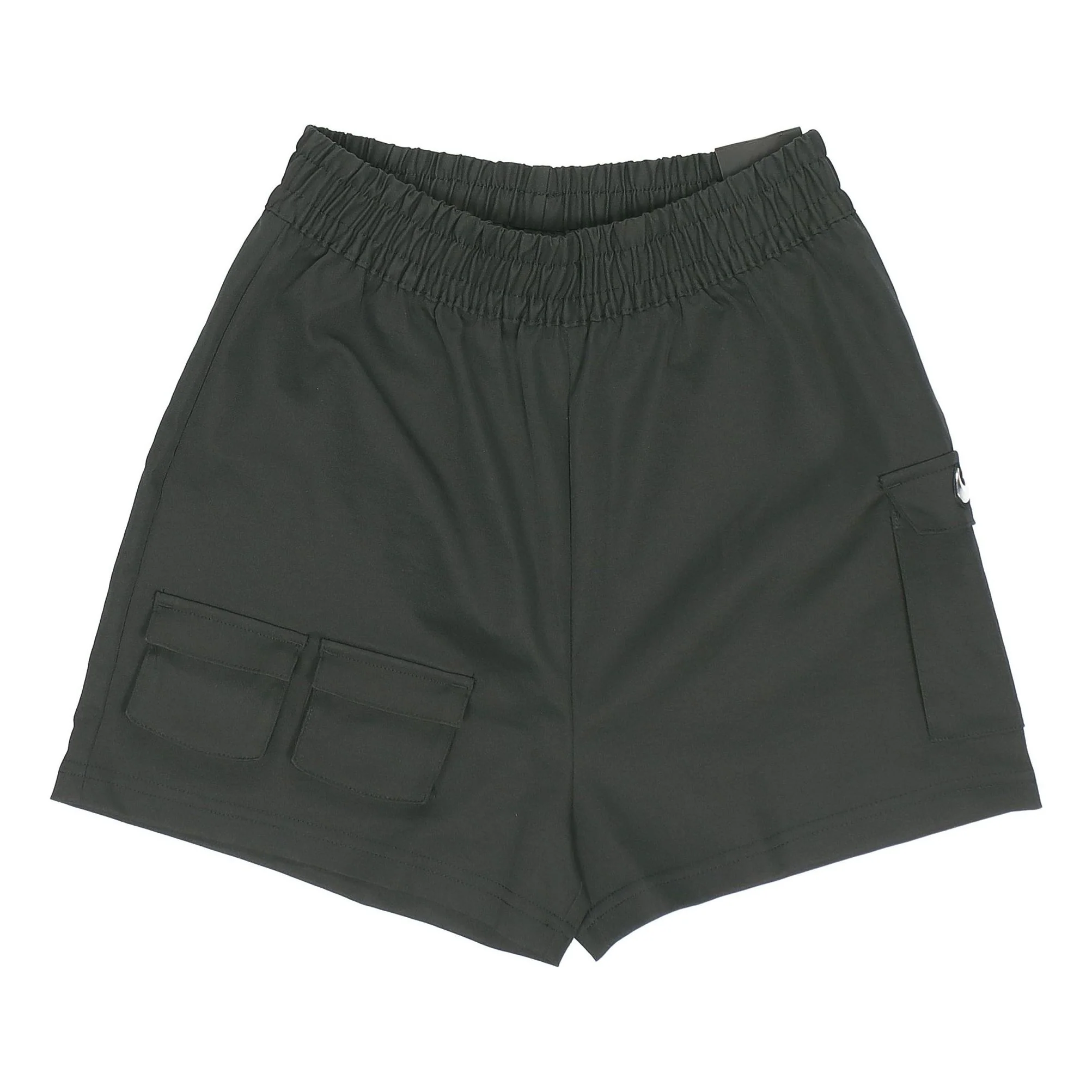 (WMNS) Nike Sportswear Swoosh Sports Running Multiple Pockets Woven Shorts Black CZ9382-010
