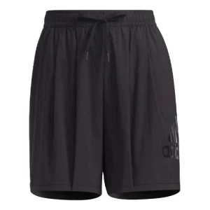 (WMNS) adidas Fi Shorts Bos Logo Printing Sports Woven Black GT6829
