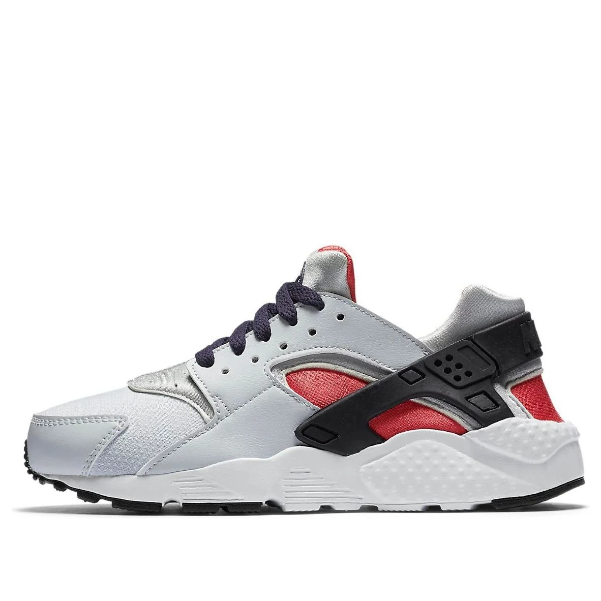 (GS) Nike Huarache White/Red 654280-009