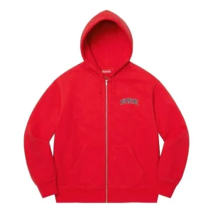 Supreme Doughboy Zip Up Hooded Sweatshirt 'Red White' SUP-FW22-720