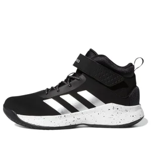 (PS) adidas Cross Em Up 5 Wide Slip On 'Core Black Silver Metallic Footwear White' S29006