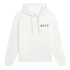 (WMNS) Li-Ning Small Logo Hoodie 'White' AWDSC92-3