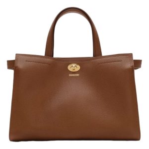 (WMNS) Burberry Small Cotswolds Check Tote 'Hazel Brown' 81290611