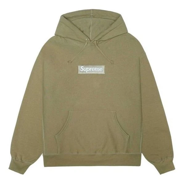 Supreme FW23 Box Logo Hooded Sweatshirt 'Dark Sand' 166932