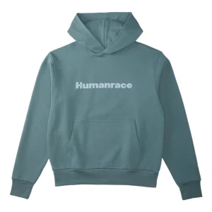 adidas x Pharrell Humanrace Logo Hoodie 'Blue Grey' HI2959