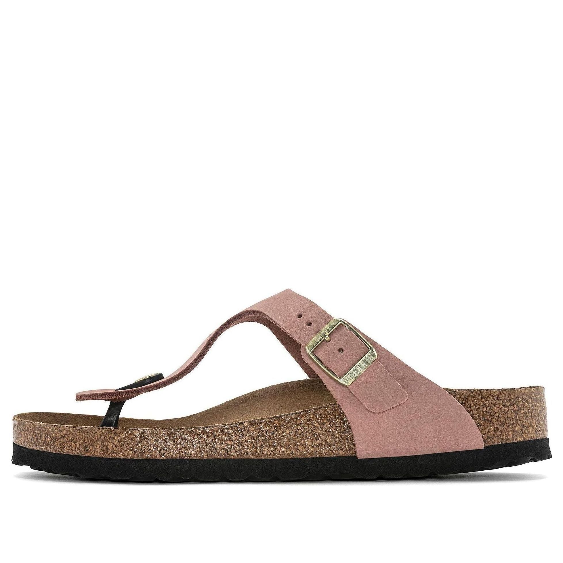 Birkenstock Gizeh Soft Footbed Nubuk Leather Narrow Fit Sandals 'Geo Camo Khaki' 1024106