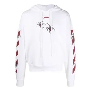 Off-White Spider Arrows Logo Hooded Sweater OMBB037S20E300010124
