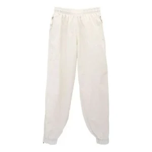 Men's Nike Solid Color Logo Printing Elastic Waistband Bundle Feet Sports Pants/Trousers/Joggers Autumn White DQ6572-030