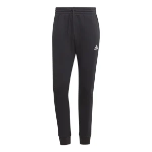 adidas Essentials Fleece Tapered Cuffed Pants 'Black' IB4023