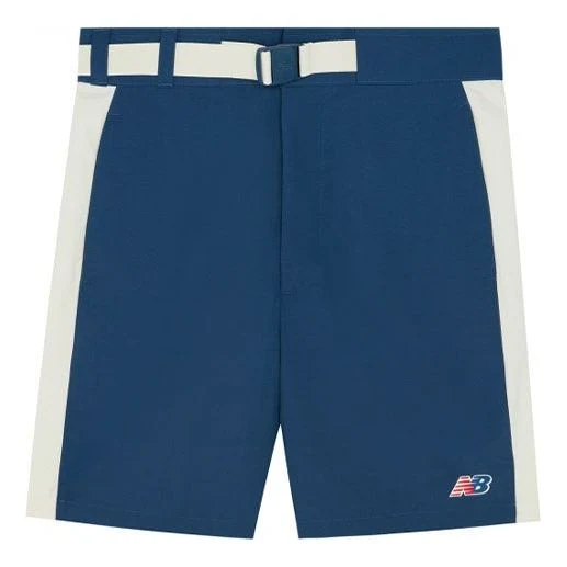 New Balance x ANB Classic Color Block Shorts Asia Sizing 'Teal Beige' AMS22373-BGV