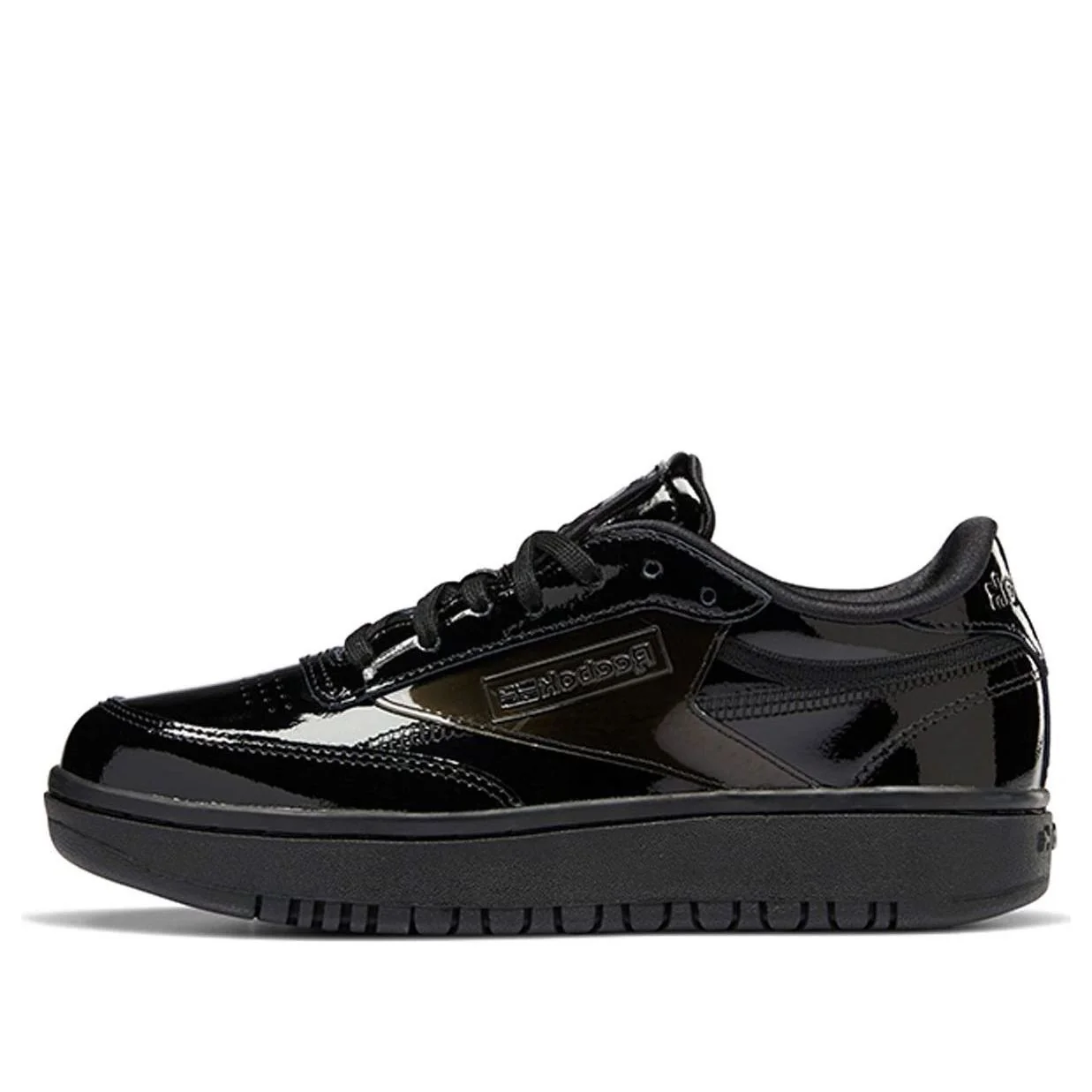 (WMNS) Reebok Cardi B x Coated Club C Double 'Triple Black' H02565