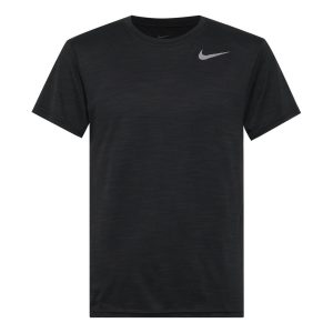 Men's Nike Running Training Quick Dry Sports Round Neck Short Sleeve Black T-Shirt DB4230-010