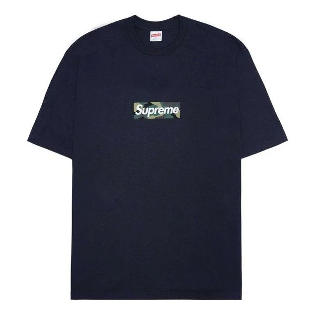 Supreme FW23 Box Logo T-Shirt 'Navy' 168421