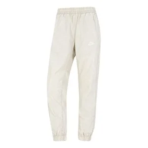 Men's Nike Solid Color Logo Casual Woven Sports Pants/Trousers/Joggers Autumn Khaki DQ4586-206