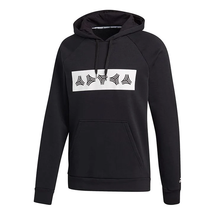adidas Tan Sw Hoody Soccer/Football Sports Training Pullover Black FS5049