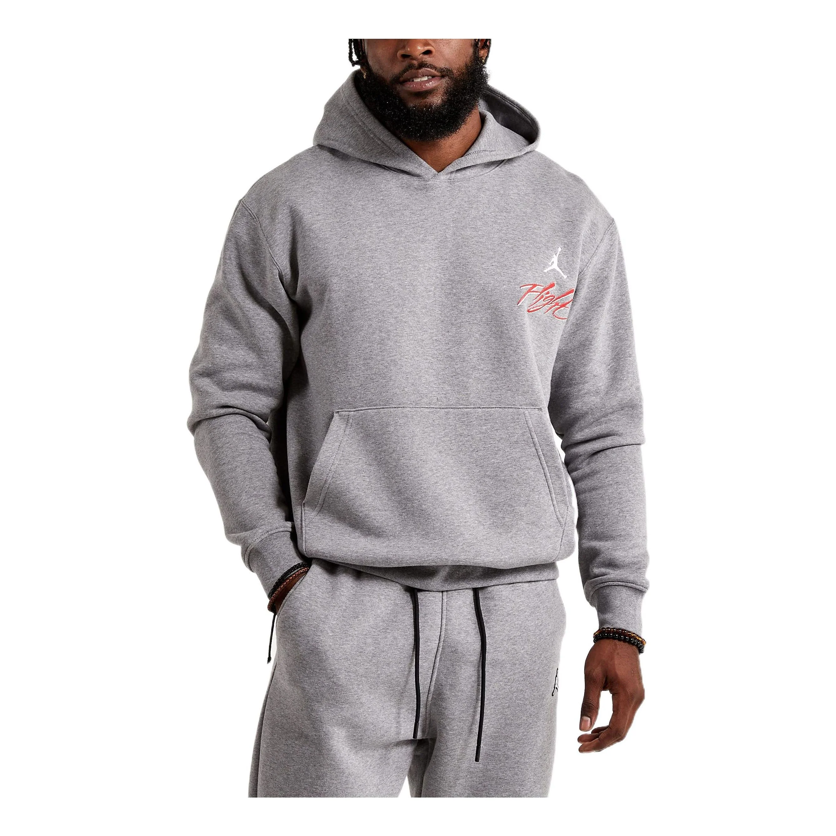 Air Jordan Jumpman Logo Hoodie 'Grey' DQ7505-091