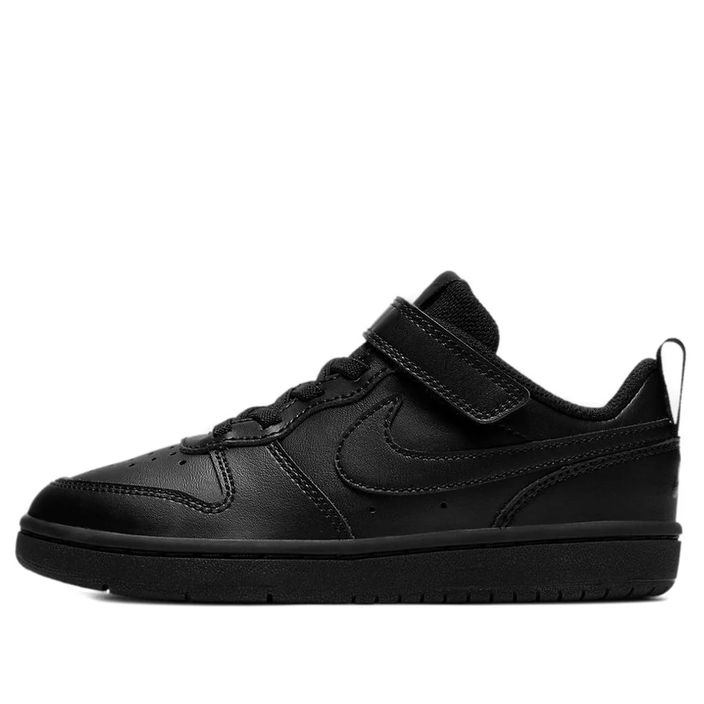 (PS) Nike Court Borough Low 2 'Triple Black' BQ5451-001