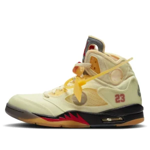 Air Jordan 5 x Off-White SP 'Sail' DH8565-100