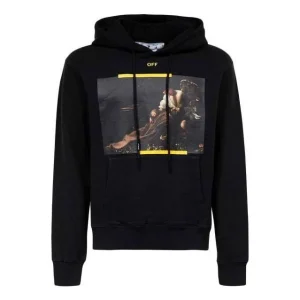 Off-White Arrow Caravaggio St Fran Slim Hooie OMBB097C99FLE0161001