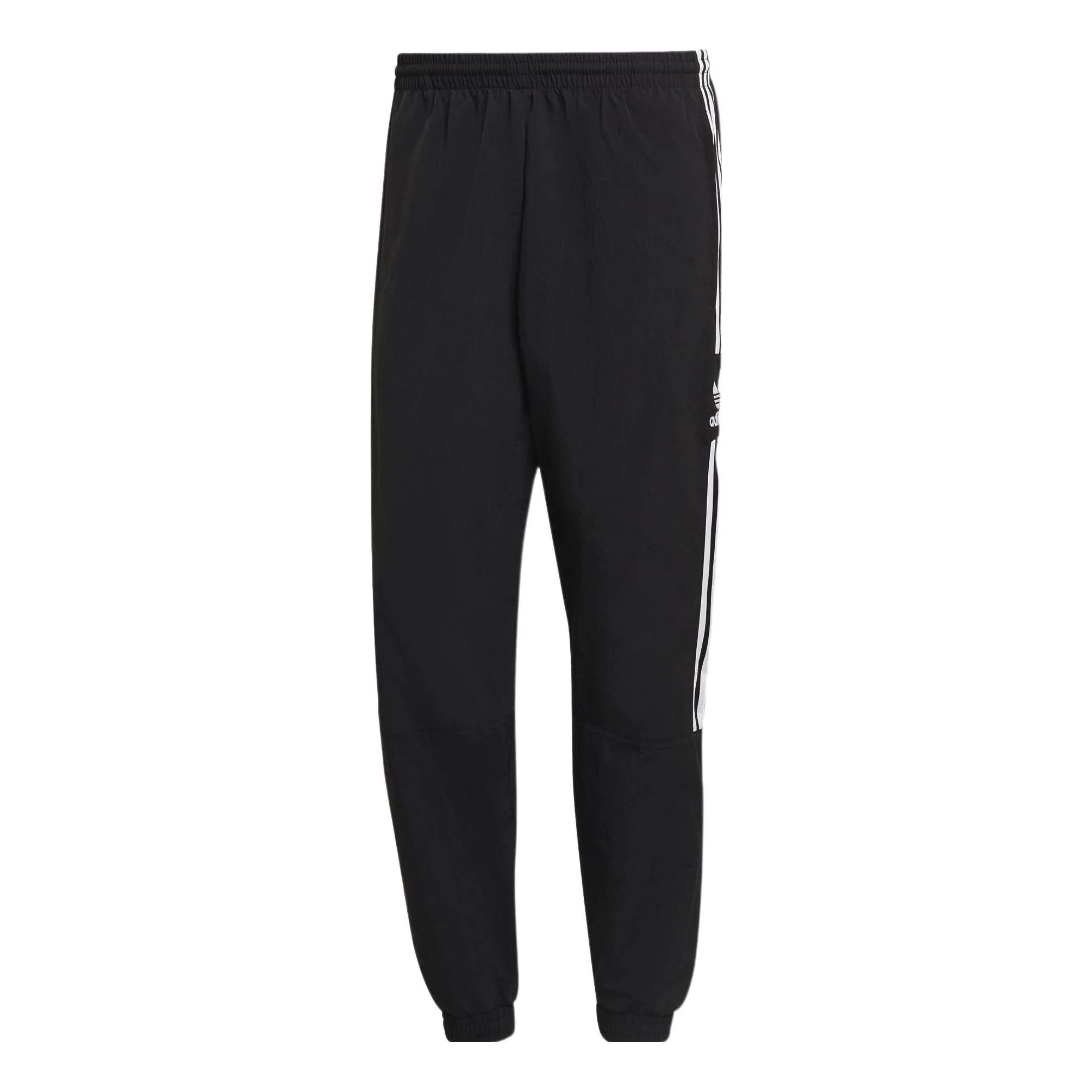 Men's adidas Logo Printing Bundle Feet Loose Sports Pants/Trousers/Joggers Black H41387