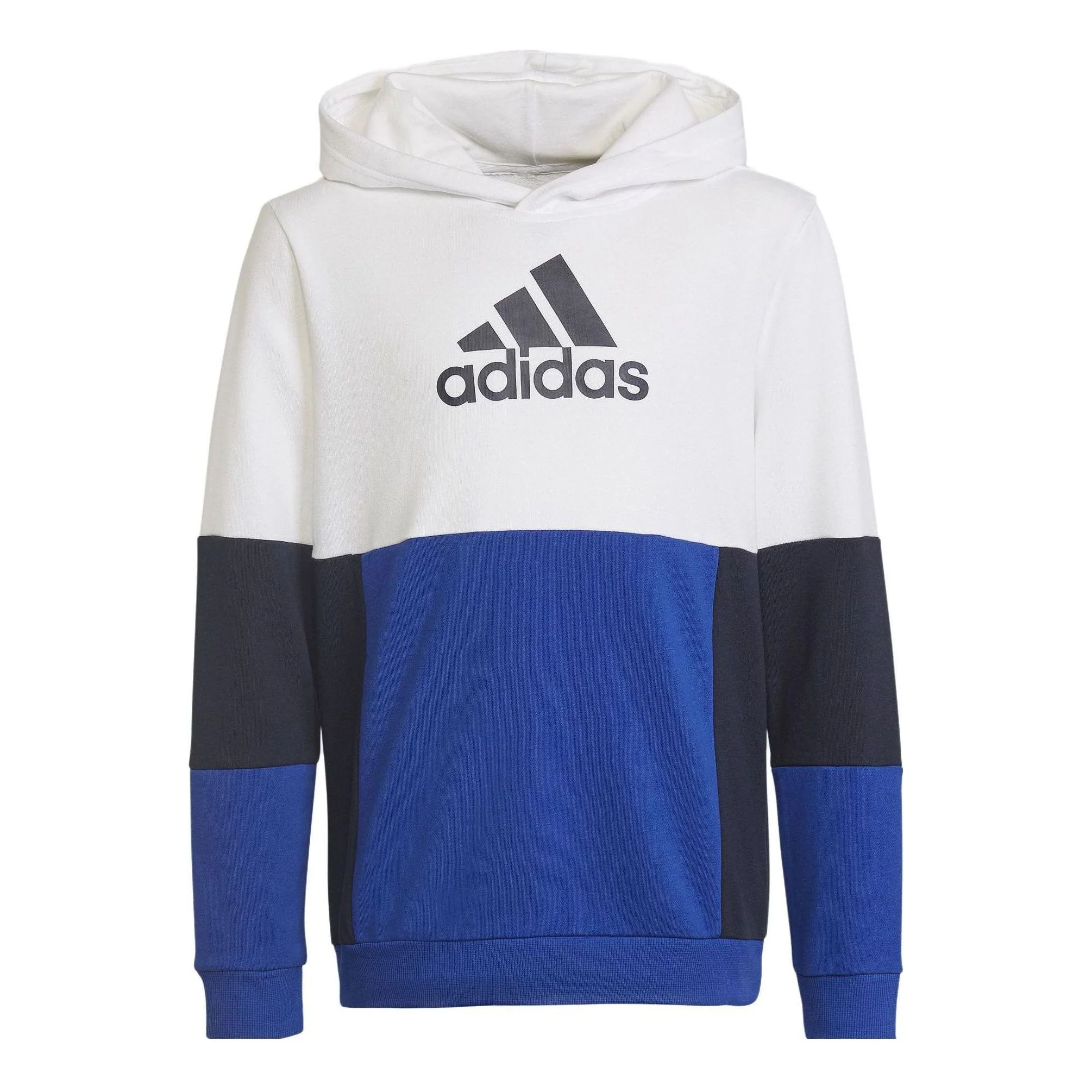 (GS) adidas Colourblock Hoodie Asia Sizing 'Blue White' HG6826