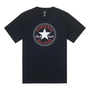 Converse Go-To Chuck Taylor All Star Patch Standard Fit T-Shirt Asia Sizing 'Black' 10025459-001