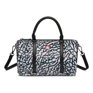 Air Jordan Icon Faux Fur Crossbody Bag 'White Black' IQ3195-067