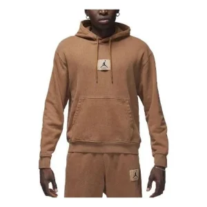 Air Jordan Statement Fleece Washed Pullover Hoodie 'Light British Tan' FB7290-281