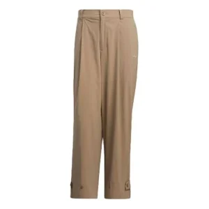 Men's adidas Casual Athletics Sports Pants/Trousers/Joggers Brown HS8616