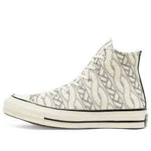 (WMNS) Converse Chuck 70 Hi 'Runway Cable - Egret Black' 568674C