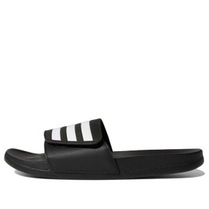 adidas Adilette Comfort Adjustable Slide 'Black White' GZ8951