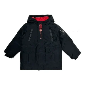 (PS) Air Jordan Winter Warm Parka Down Jacket 'Black Red' JD2342016GS-001