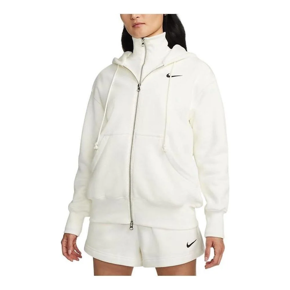 (WMNS) Nike Sportswear Tech Fleece Full-Zip Hoodie 'White' DQ5759-133