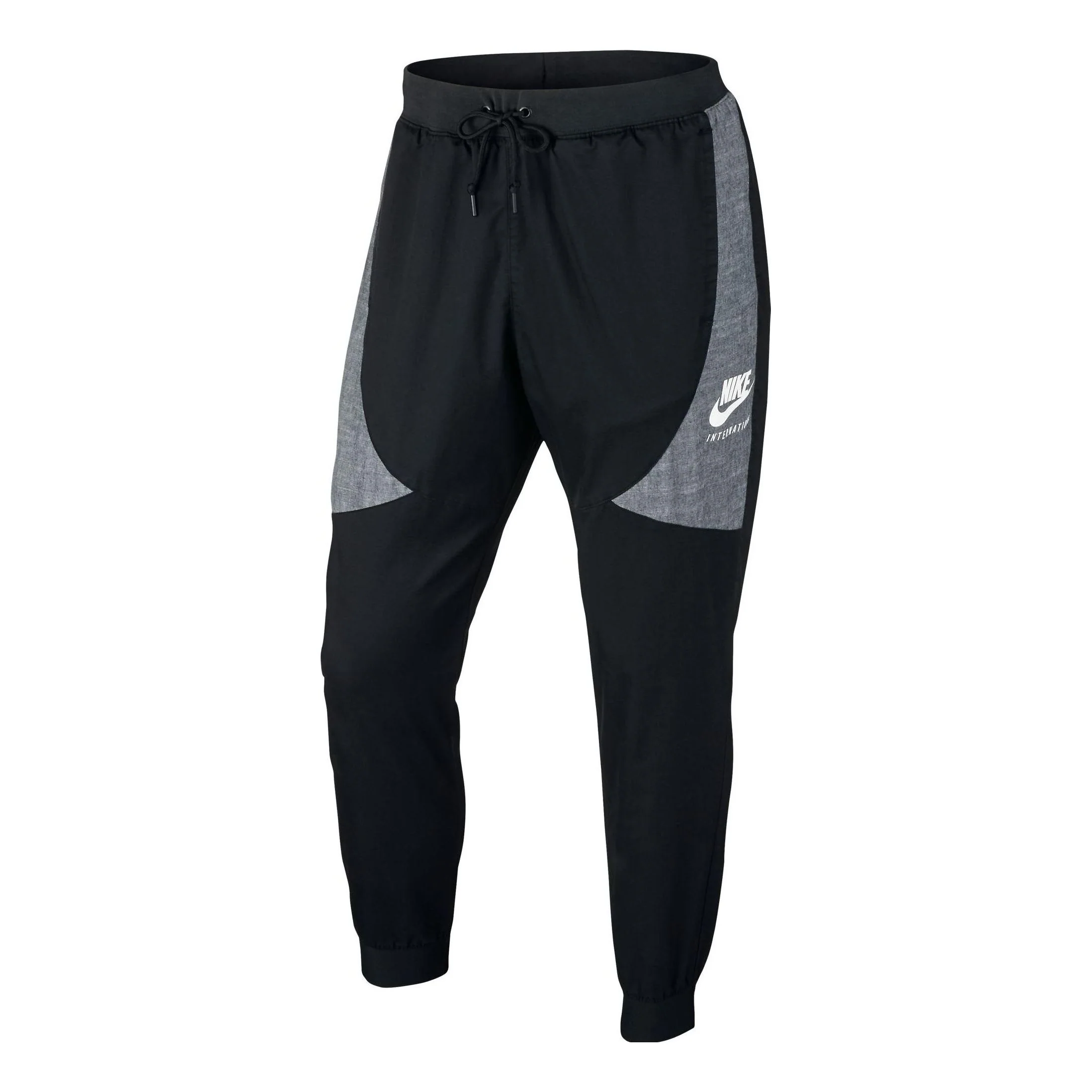 Nike Men's International Cuffed Sweatpants 'Grey Black' 831134-010